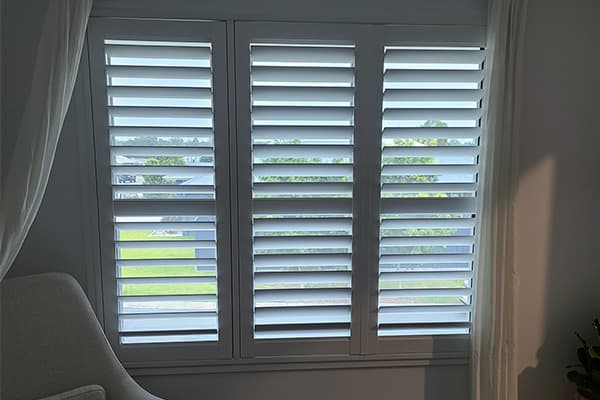 Plantation shutters in a Brisbane home
